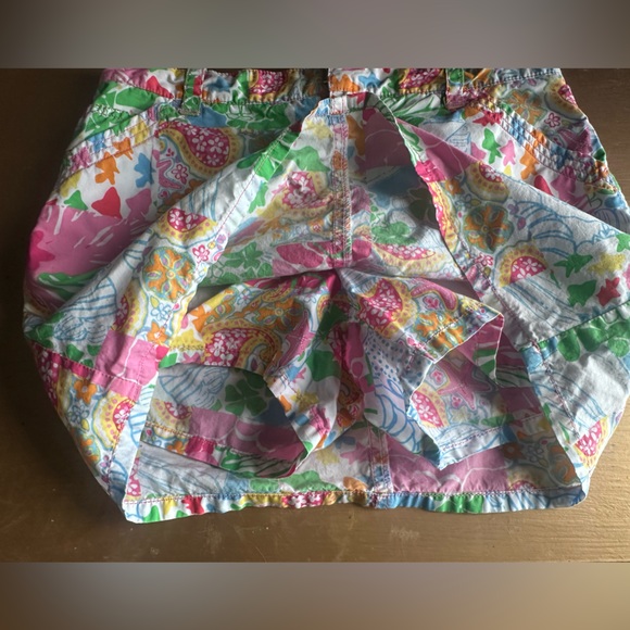 EUC. Girls 10. Lilly Pulitzer multicolor Patchwork “Callahan” Skort - Picture 4 of 8
